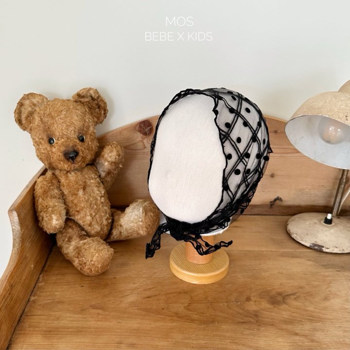 Mos Bebe - Korean Baby Fashion - #onlinebabyboutique - Dot Check Scarf - 6