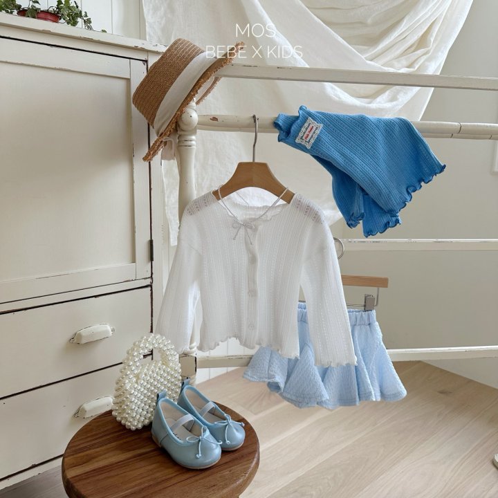 Mos Bebe - Korean Baby Fashion - #babywear - Choux Cream Cardigan - 4