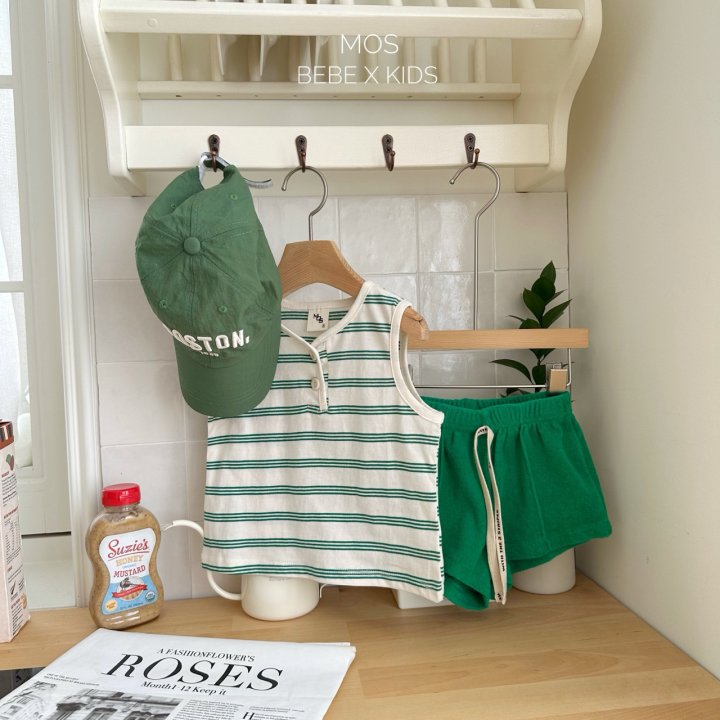 Mos Bebe - Korean Baby Fashion - #onlinebabyboutique - Roti Terry Pants - 11