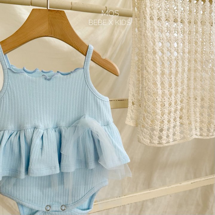 Mos Bebe - Korean Baby Fashion - #onlinebabyshop - Ribbon Tutu Suit - 5