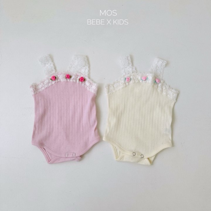 Mos Bebe - Korean Baby Fashion - #onlinebabyboutique - Peony Lace Suit - 4