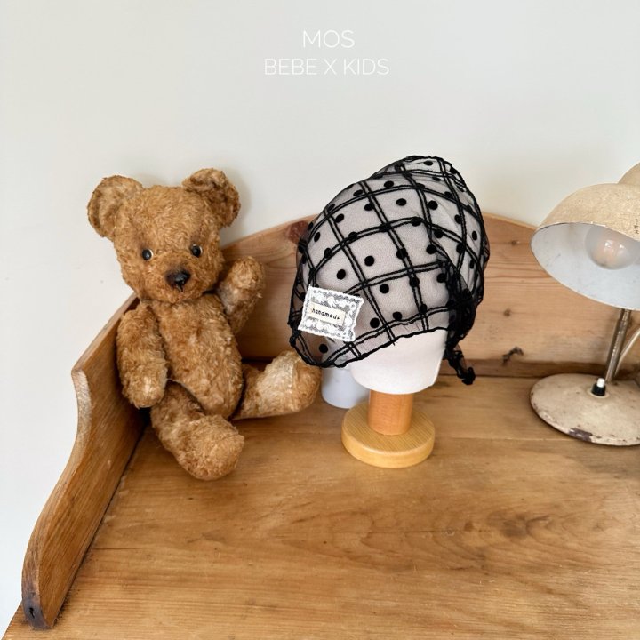 Mos Bebe - Korean Baby Fashion - #onlinebabyshop - Dot Check Scarf - 7