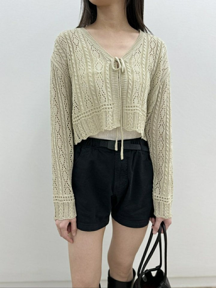 Most - Korean Women Fashion - #momslook - String Cardigan - 2