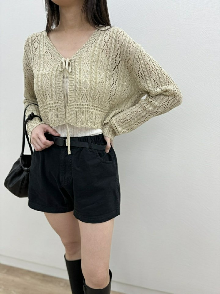 Most - Korean Women Fashion - #momslook - String Cardigan - 5