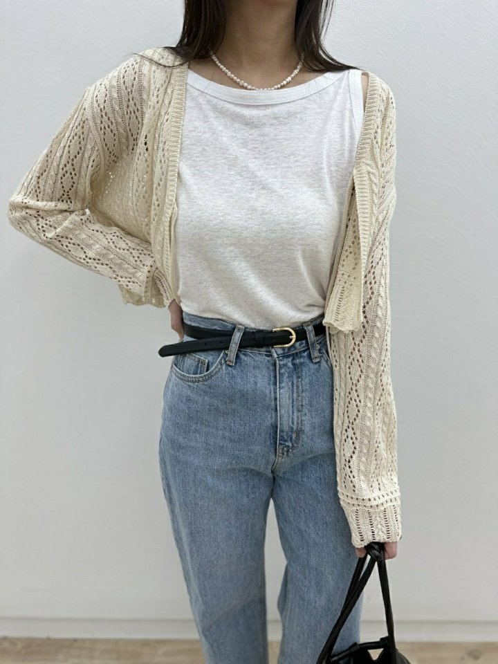 Most - Korean Women Fashion - #restrostyle - String Cardigan - 11