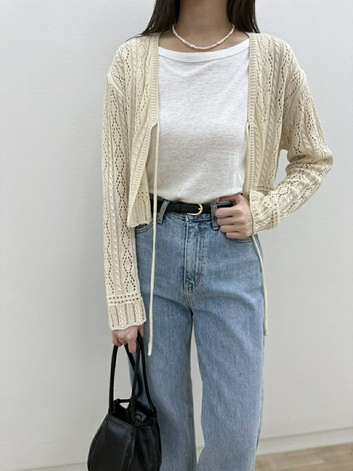 Most - Korean Women Fashion - #romanticstyle - String Cardigan - 12