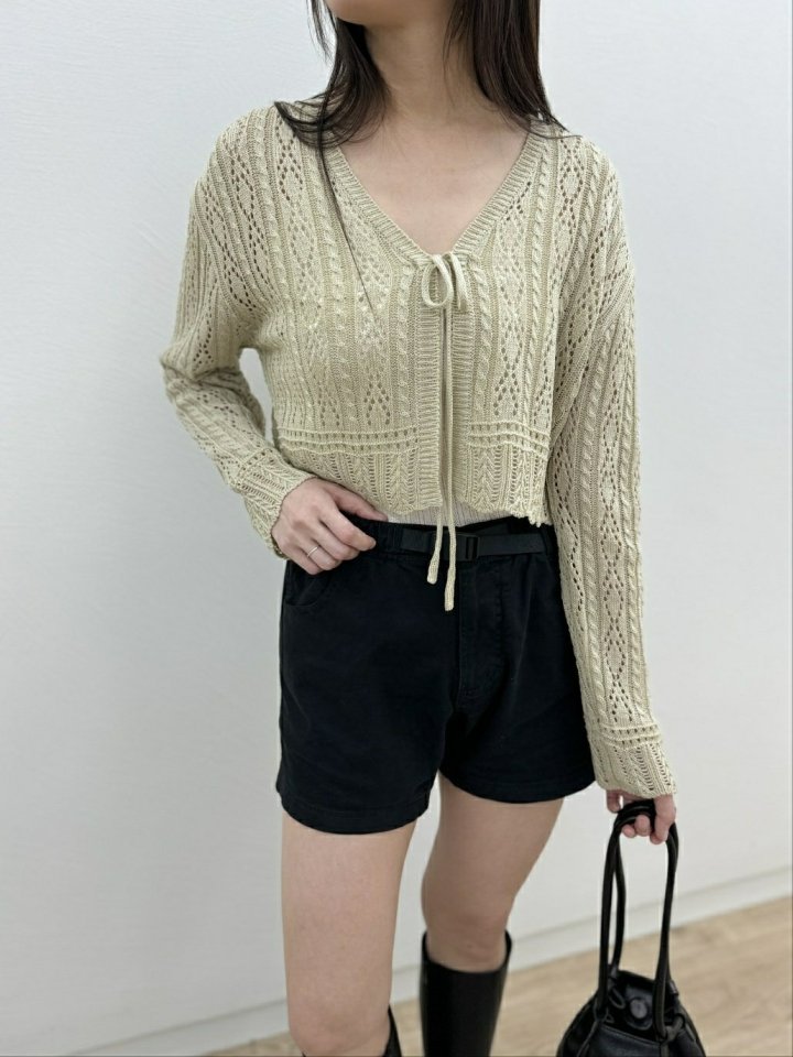 Most - Korean Women Fashion - #womensfashion - String Cardigan - 3