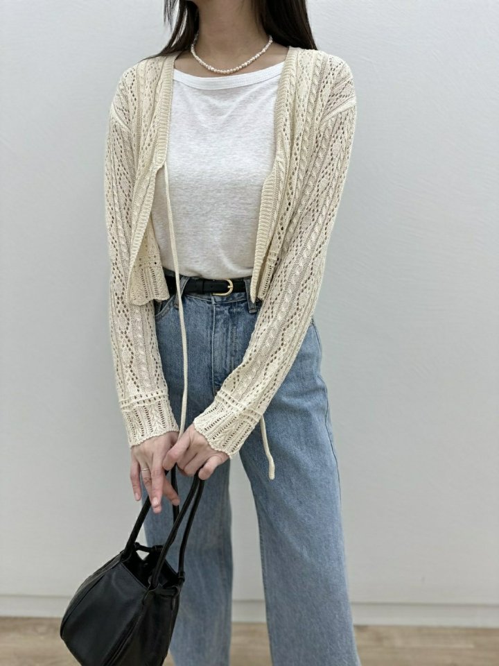 Most - Korean Women Fashion - #womensfashion - String Cardigan - 7