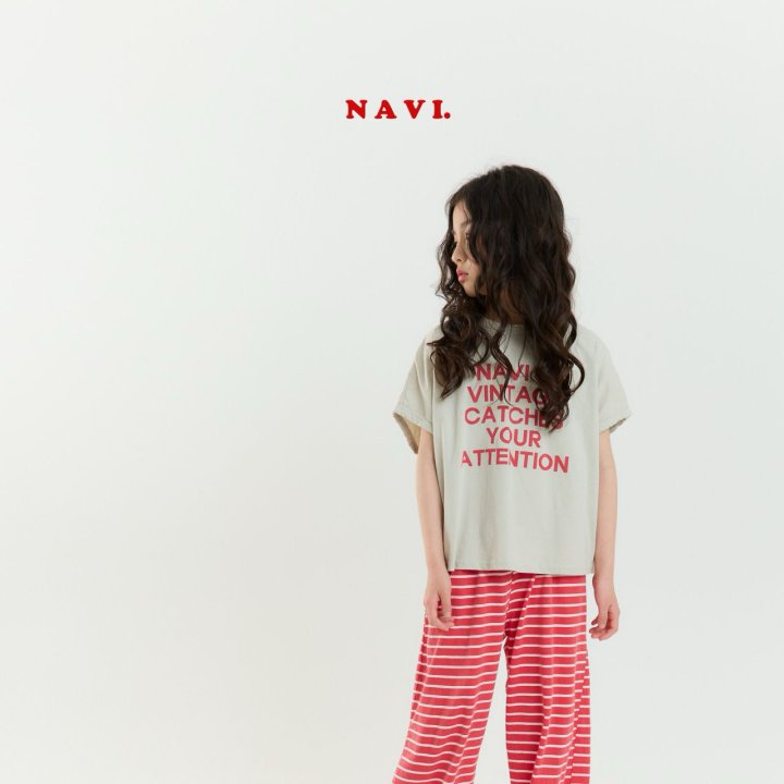 Navi - Korean Children Fashion - #Kfashion4kids - Lettering Tee - 5