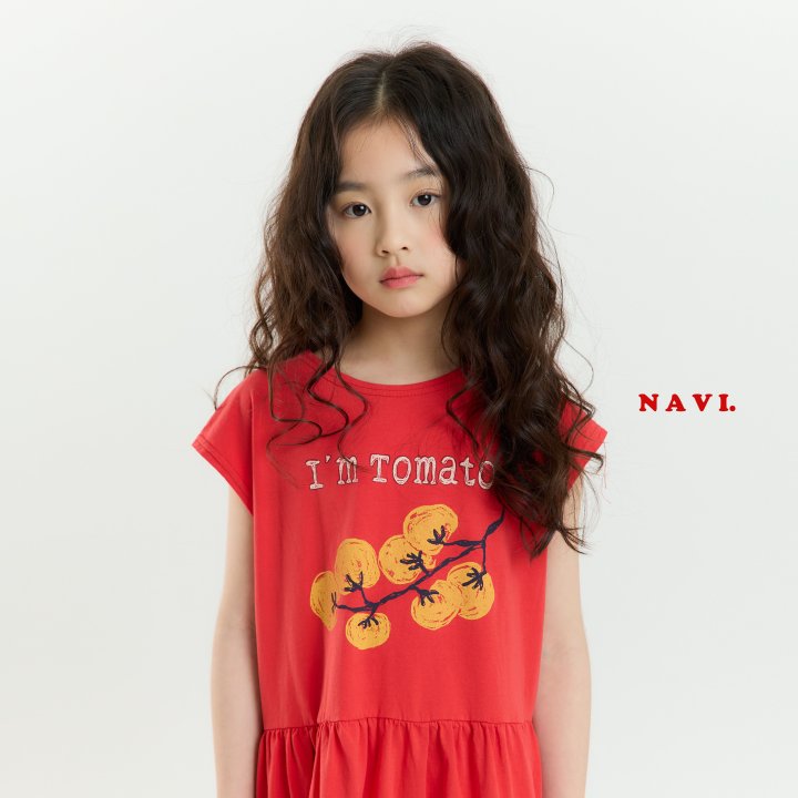 Navi - Korean Children Fashion - #childofig - Tomato One-piece - 9