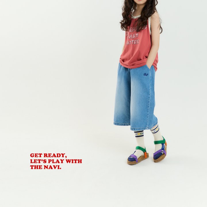 Navi - Korean Children Fashion - #childofig - Diff Sleeveless Tee - 10