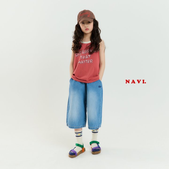 Navi - Korean Children Fashion - #childofig - Diff Sleeveless Tee - 9