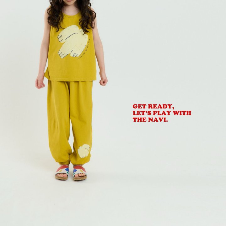 Navi - Korean Children Fashion - #childofig - Dove Sleeveless Tee - 5