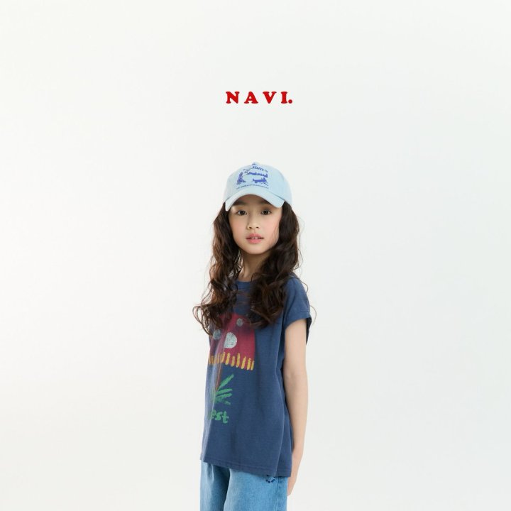 Navi - Korean Children Fashion - #childrensboutique - Mushroom Sleeveless Tee - 9
