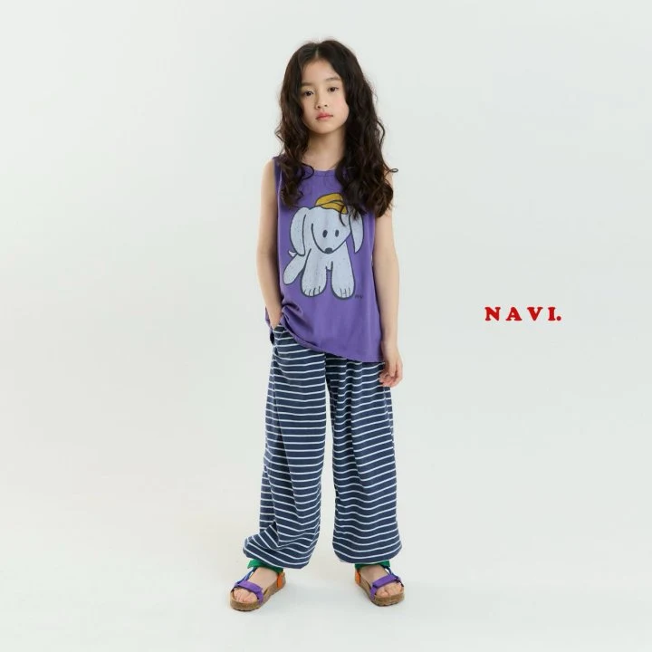 Navi - Korean Children Fashion - #childofig - Dog Sleeveless Tee - 4