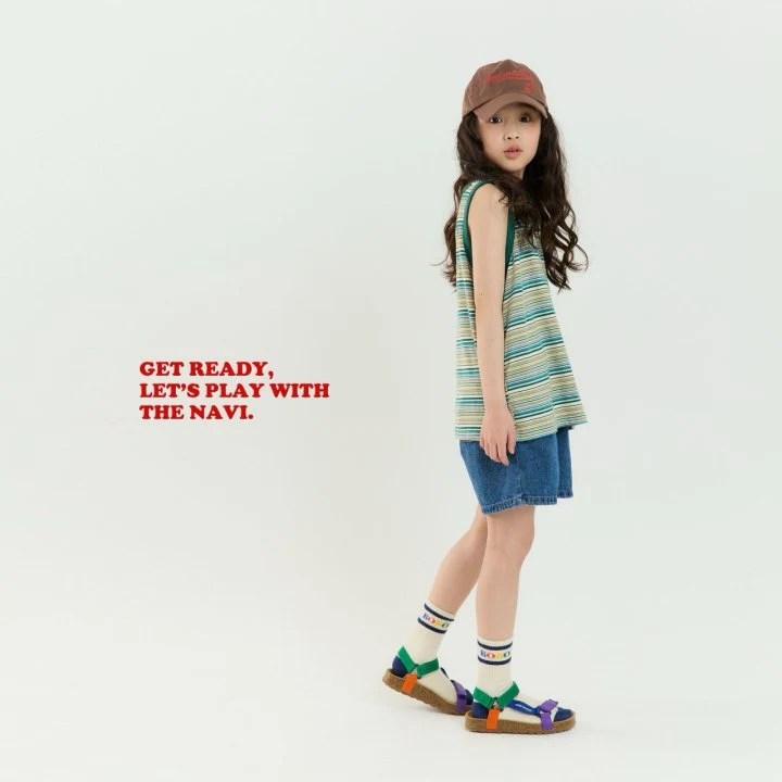 Navi - Korean Children Fashion - #childrensboutique - Arc Denim Pants - 11