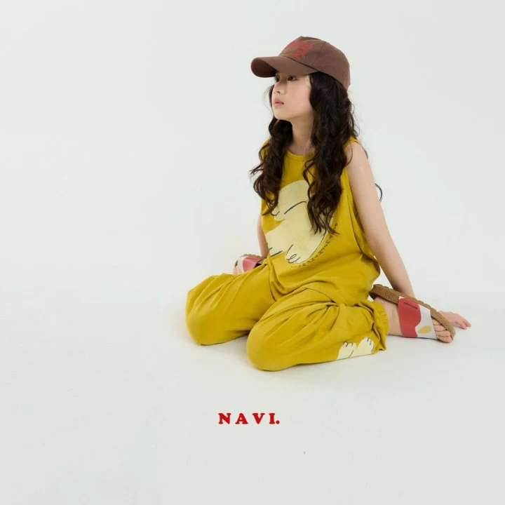Navi - Korean Children Fashion - #designkidswear - Dove Sleeveless Tee - 8