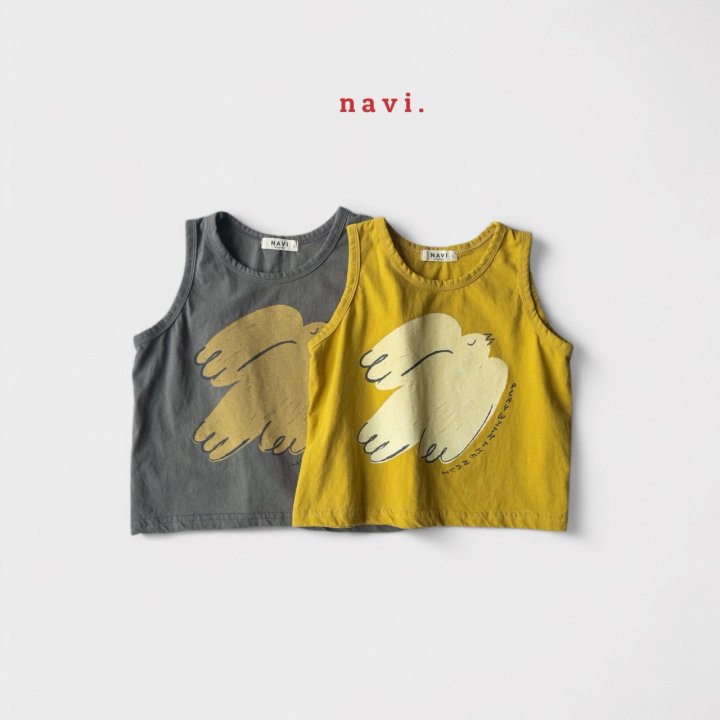 Navi - Korean Children Fashion - #fashionkids - Dove Sleeveless Tee - 10