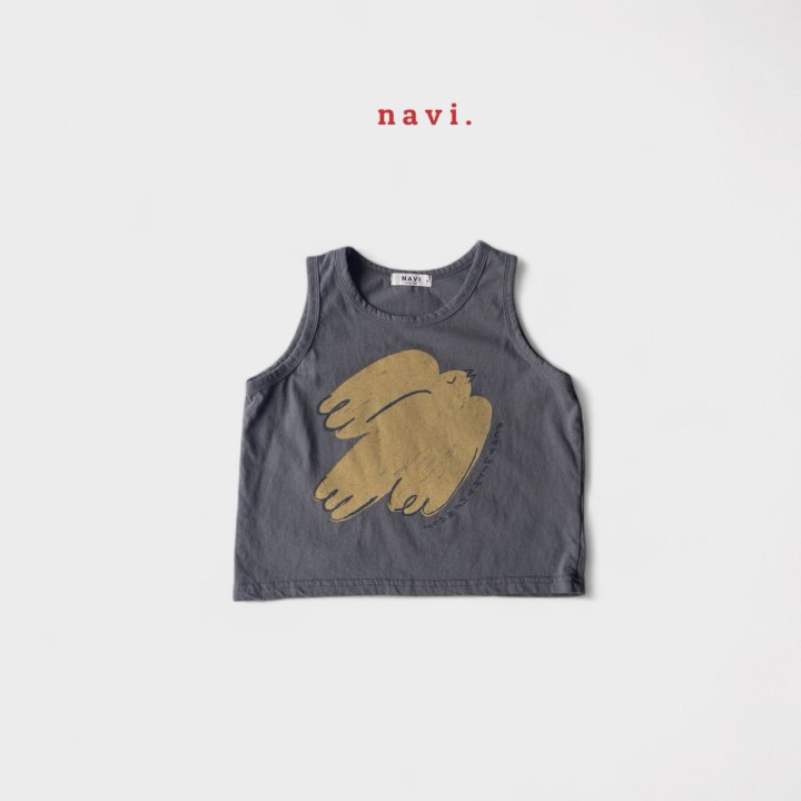 Navi - Korean Children Fashion - #kidsshorts - Dove Sleeveless Tee - 11
