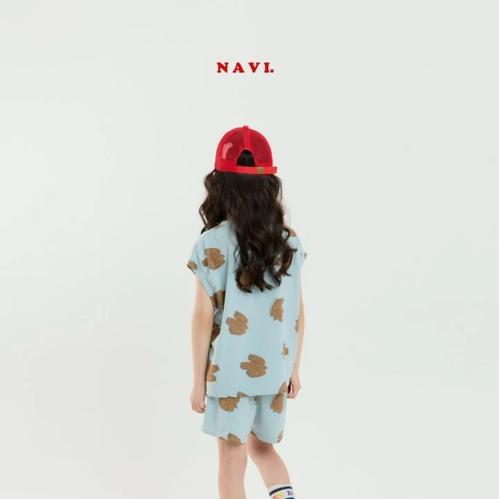 Navi - Korean Children Fashion - #kidsshorts - Cuckoo Sleeveless Tee - 9