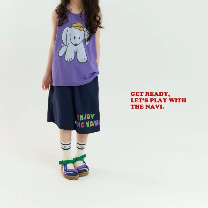 Navi - Korean Children Fashion - #kidsstore - Dog Sleeveless Tee - 9