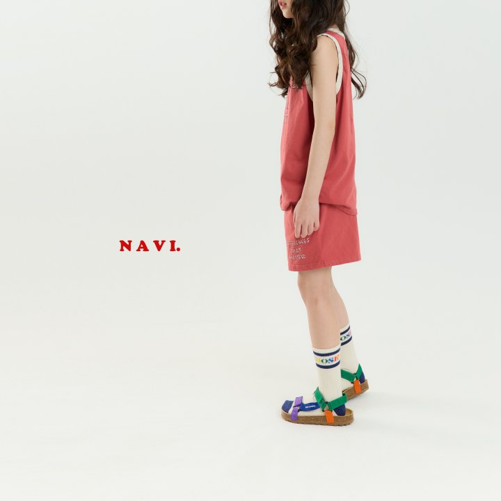 Navi - Korean Children Fashion - #kidzfashiontrend - Diff Sleeveless Tee - 3