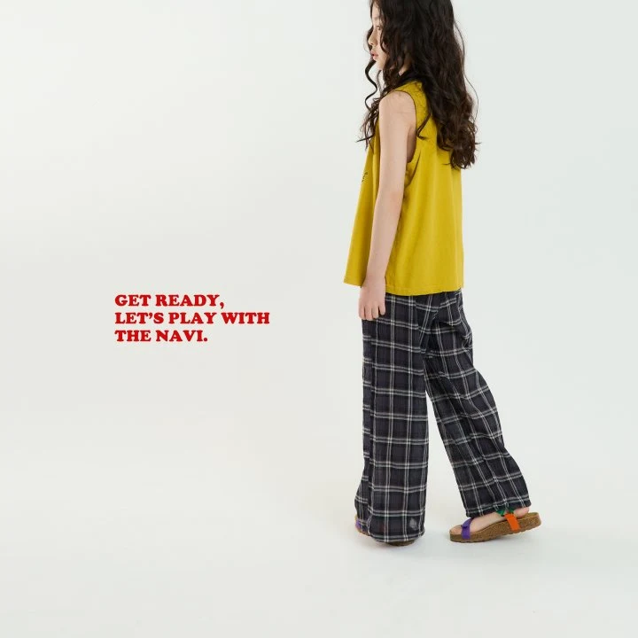 Navi - Korean Children Fashion - #kidzfashiontrend - Checkered Pants - 10