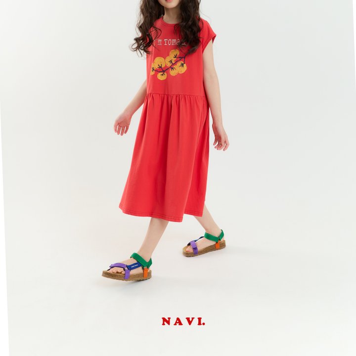 Navi - Korean Children Fashion - #littlefashionista - Tomato One-piece - 2
