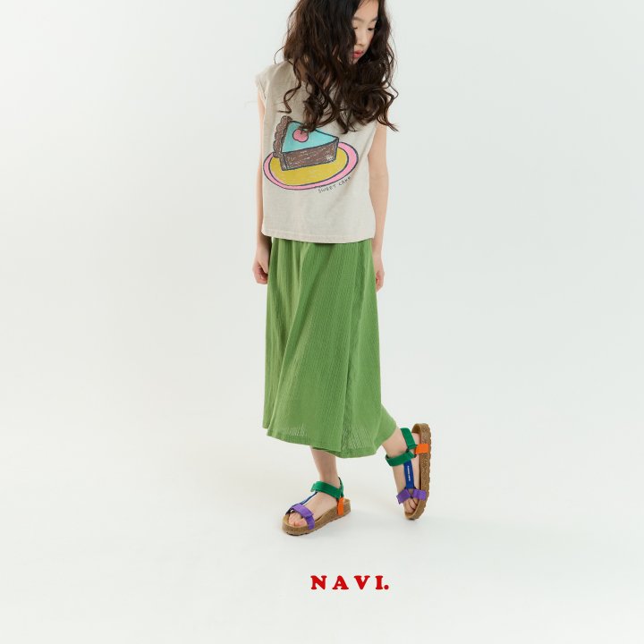 Navi - Korean Children Fashion - #littlefashionista - Cake Sleeveless Tee - 10