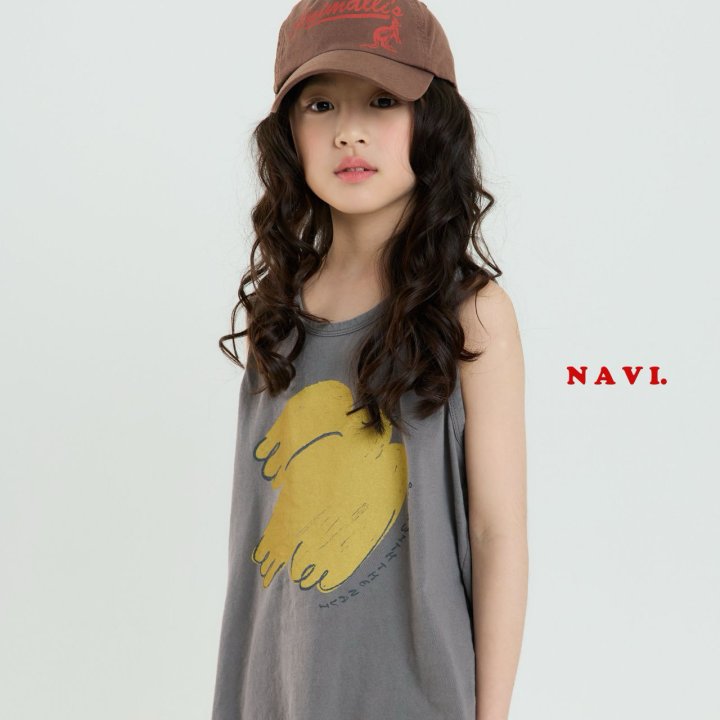 Navi - Korean Children Fashion - #littlefashionista - Dove Sleeveless Tee