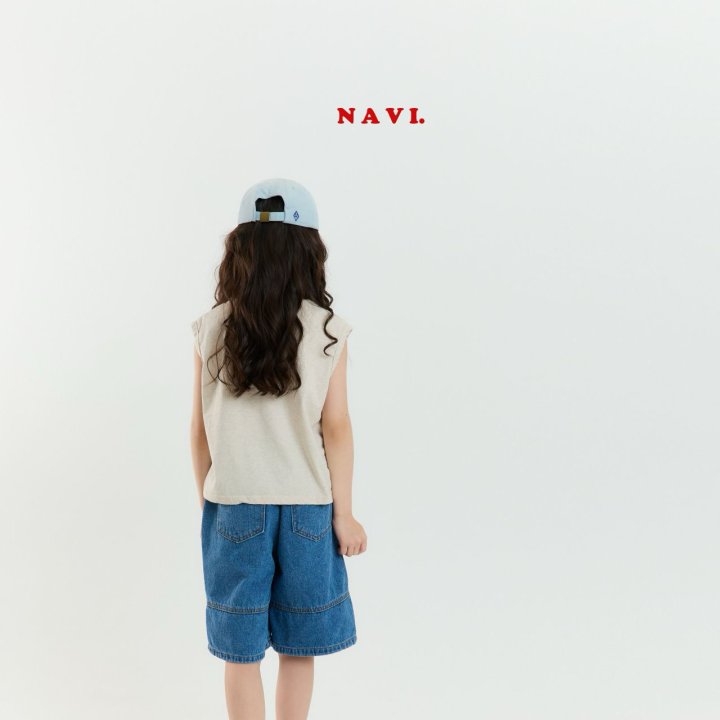 Navi - Korean Children Fashion - #magicofchildhood - Circle Denim Pants - 9