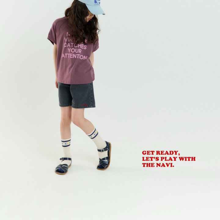 Navi - Korean Children Fashion - #littlefashionista - Arc Denim Pants - 4