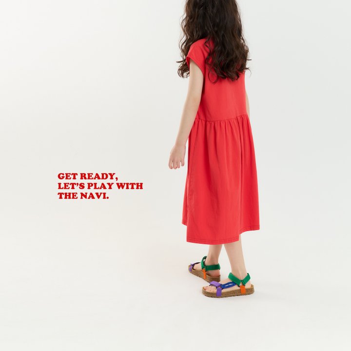 Navi - Korean Children Fashion - #magicofchildhood - Tomato One-piece - 4