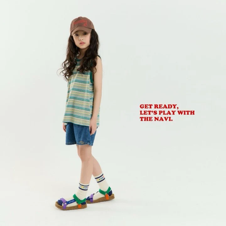 Navi - Korean Children Fashion - #stylishchildhood - Arc Denim Pants - 9