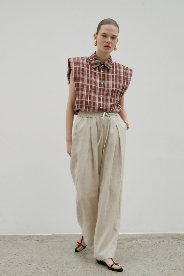 Neroli36 - Korean Women Fashion - #momslook - Check Padded Shirt - 6