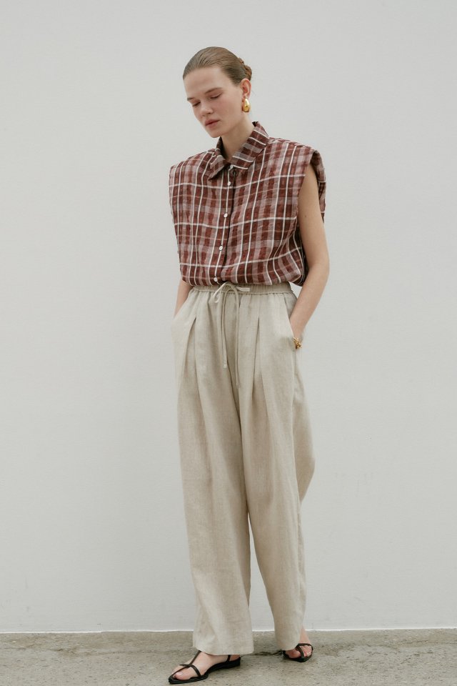 Neroli36 - Korean Women Fashion - #momslook - Check Padded Shirt - 8