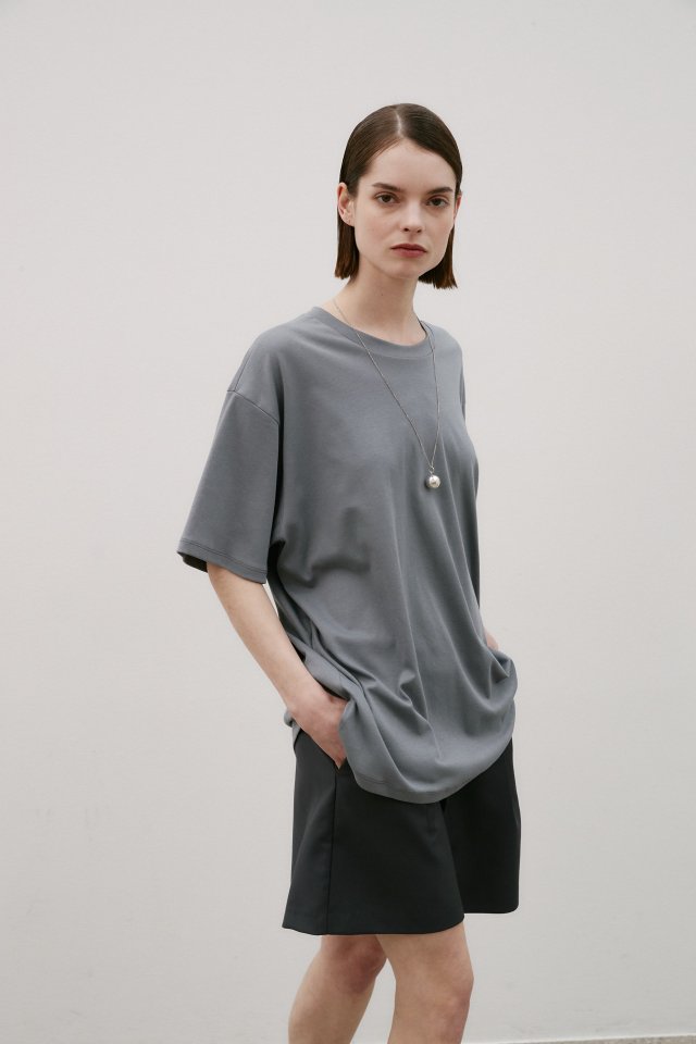 Neroli36 - Korean Women Fashion - #pursuepretty - Silket Boxy Tee - 7