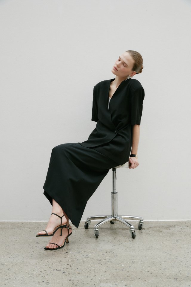 Neroli36 - Korean Women Fashion - #thatsdarling - H-Row Long Skirt - 4