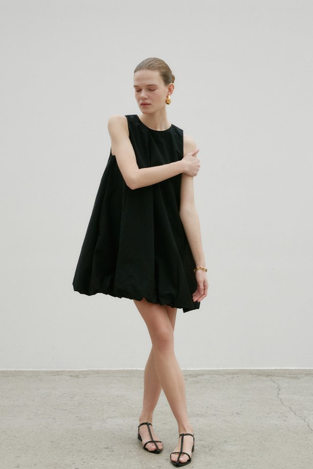 Neroli36 - Korean Women Fashion - #vintageinspired - H-Bubble Sleeveless One-piece - 6