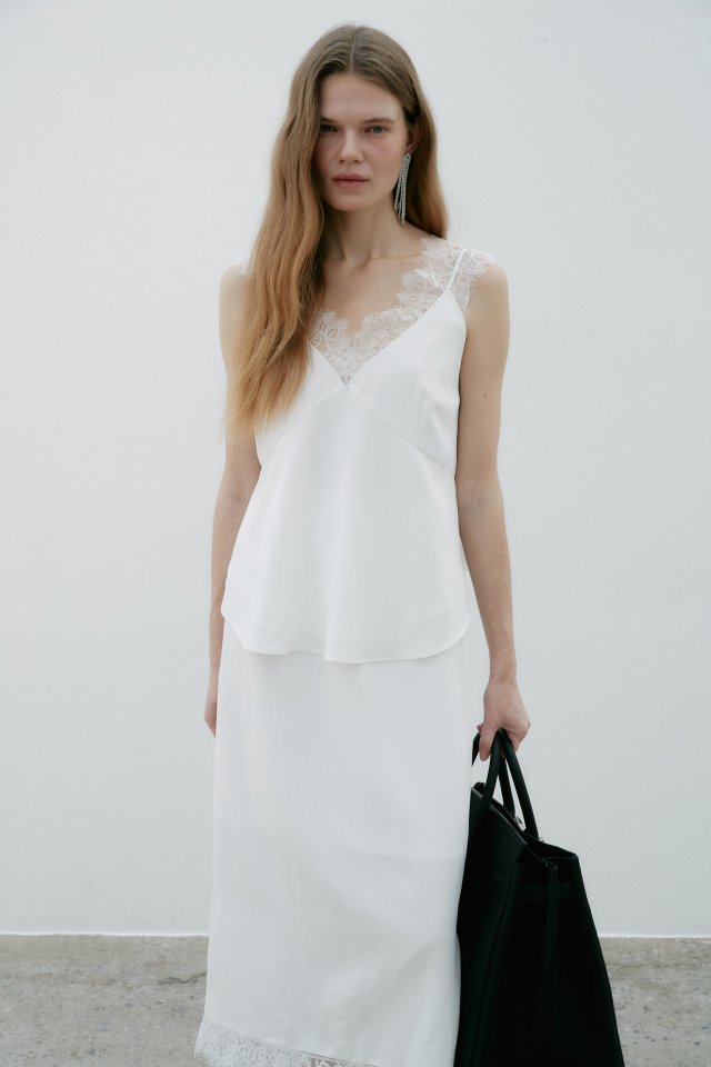 Neroli36 - Korean Women Fashion - #womensfashion - M-Lace Slip Sleeveless - 11