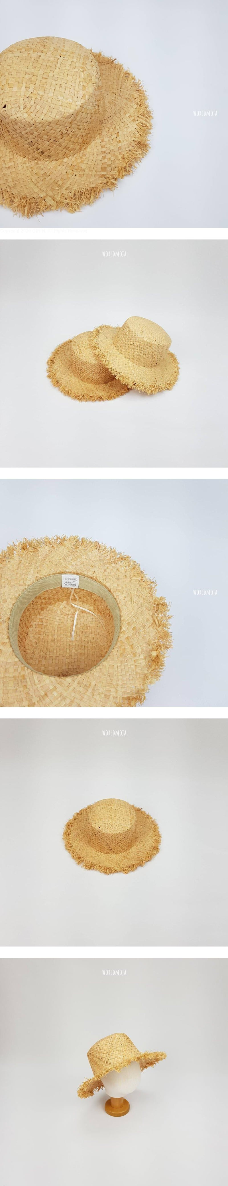 New World - Korean Children Fashion - #kidsstore - Plain Angled Raffia Hat