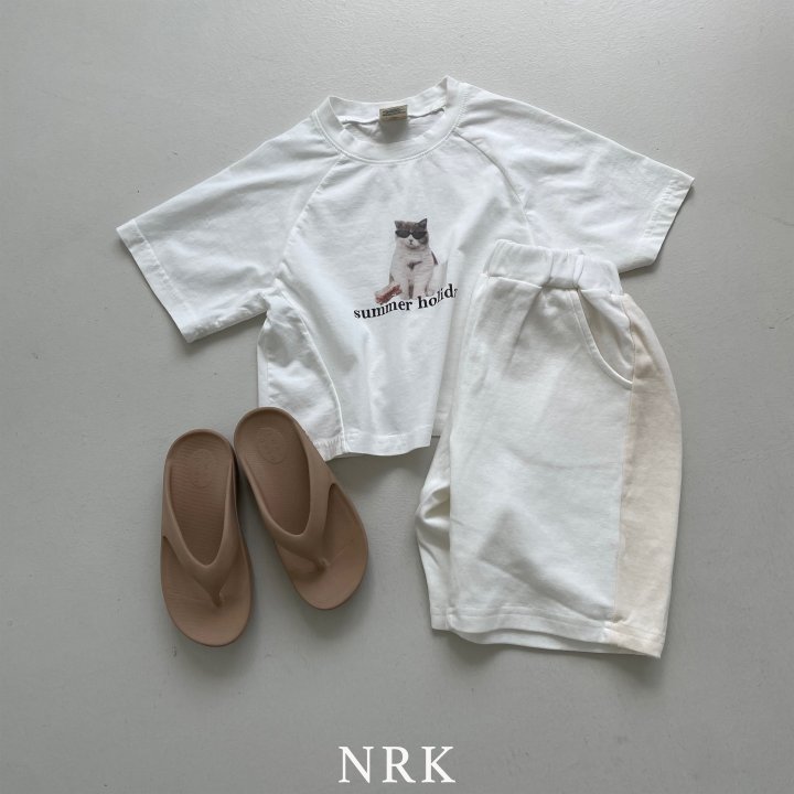 Nrk - Korean Children Fashion - #prettylittlegirls - Cat Short Sleeve Tee - 4