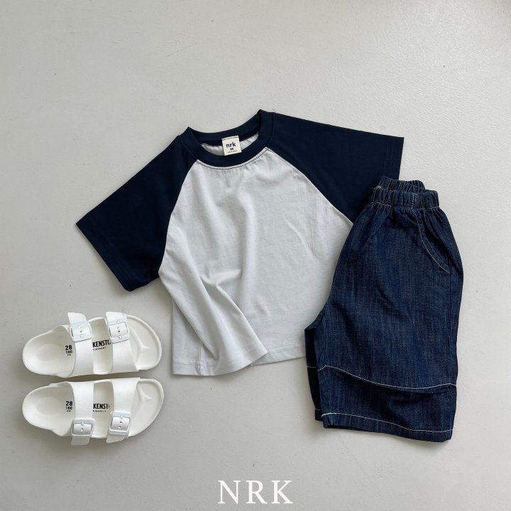 Nrk - Korean Children Fashion - #childofig - Color Raglan Tee - 2