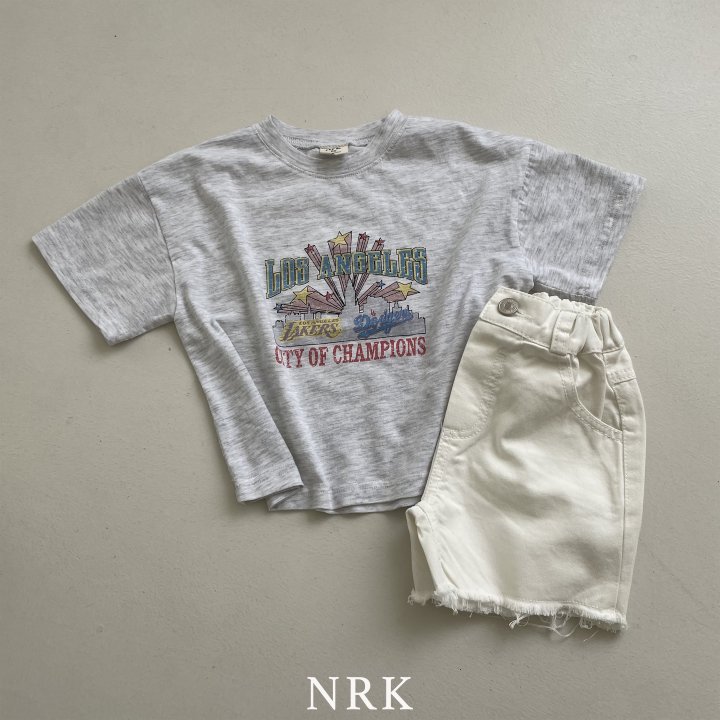 Nrk - Korean Children Fashion - #childofig - LA Short Sleeve Tee - 2