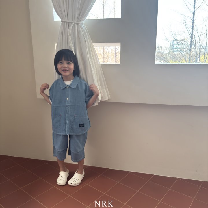 Nrk - Korean Children Fashion - #designkidswear - Summer Denim Shirt - 8