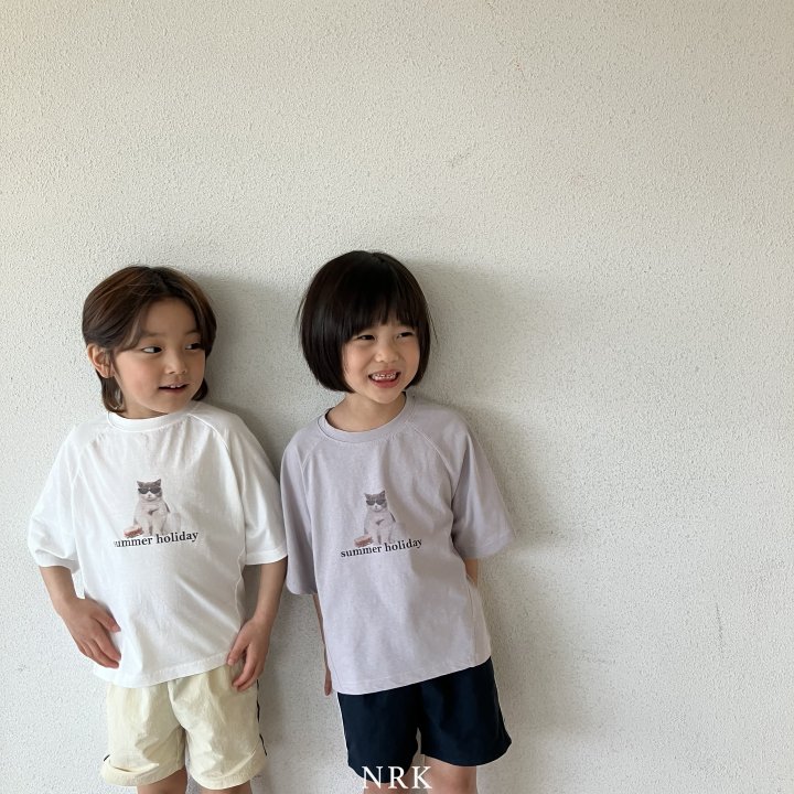 Nrk - Korean Children Fashion - #designkidswear - Cat Short Sleeve Tee - 7