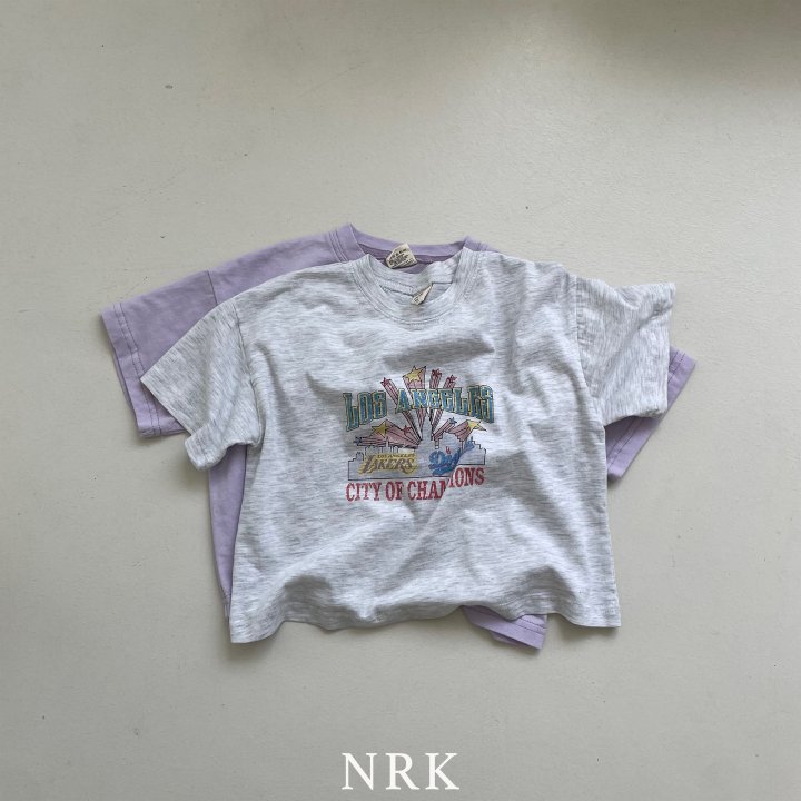 Nrk - Korean Children Fashion - #childrensboutique - LA Short Sleeve Tee - 4