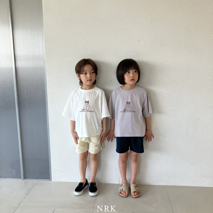 Nrk - Korean Children Fashion - #discoveringself - Cat Short Sleeve Tee - 8