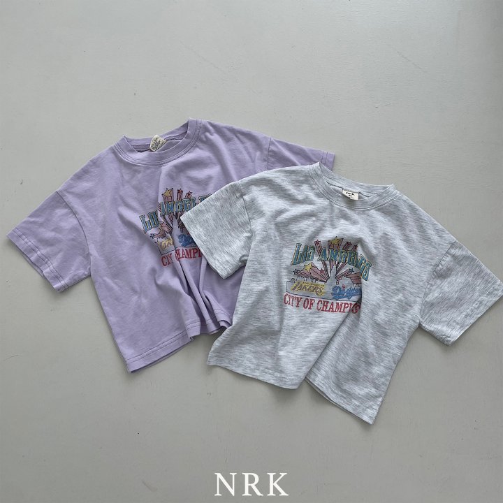 Nrk - Korean Children Fashion - #discoveringself - LA Short Sleeve Tee - 5