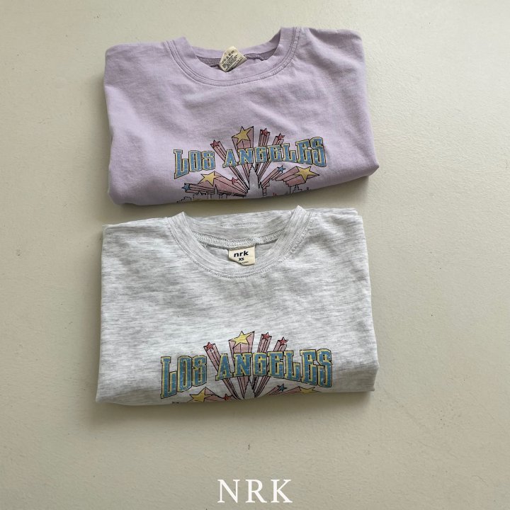 Nrk - Korean Children Fashion - #kidsshorts - LA Short Sleeve Tee - 7